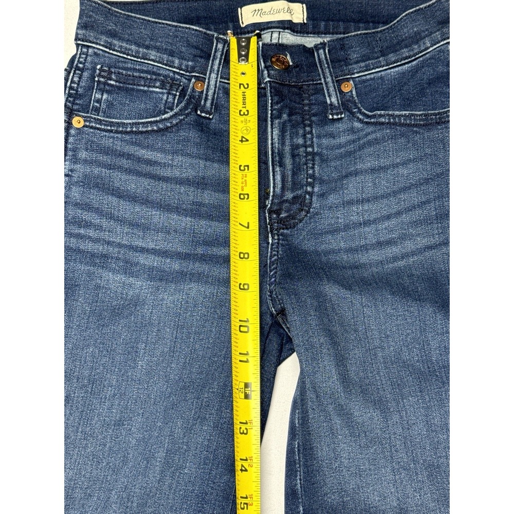 Madewell Mid Rise Stovepipe Jeans Womens Size 25 Ankle Crop - Picture 8 of 10